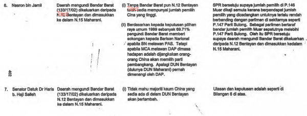 GE13 BN candidate doesnt want majority Chinese