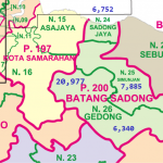 Batang Sadong map